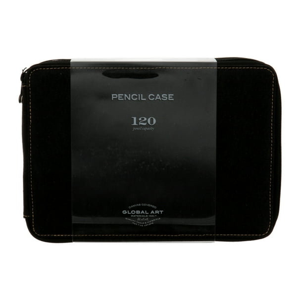 Global Art Canvas Pencil Case, 120-Pencil Case Black - Walmart.com