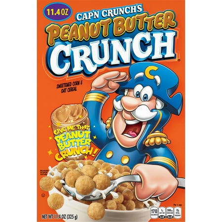Cap'n Crunch Peanut Butter Crunch Cereal - 11.4 oz (Packaging May Vary)