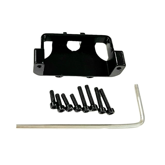 ZLight RCGOFOLLOW 1/24 Aluminum Alloy Precision Steering Servo Support Servo Mount Bracket For SCX24 RC Car Part Black