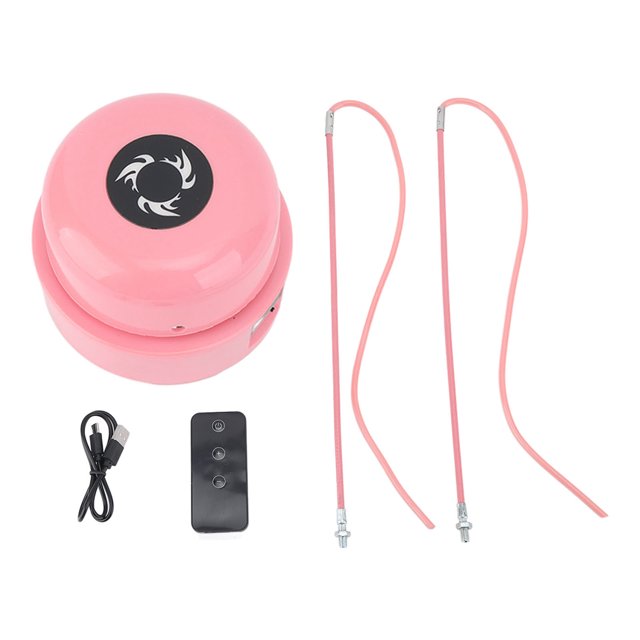 Jump Rope Machine Adjustable Wireless 10 Speed Remote Control Skipping Rope Fitness Workout Equipment Pink
