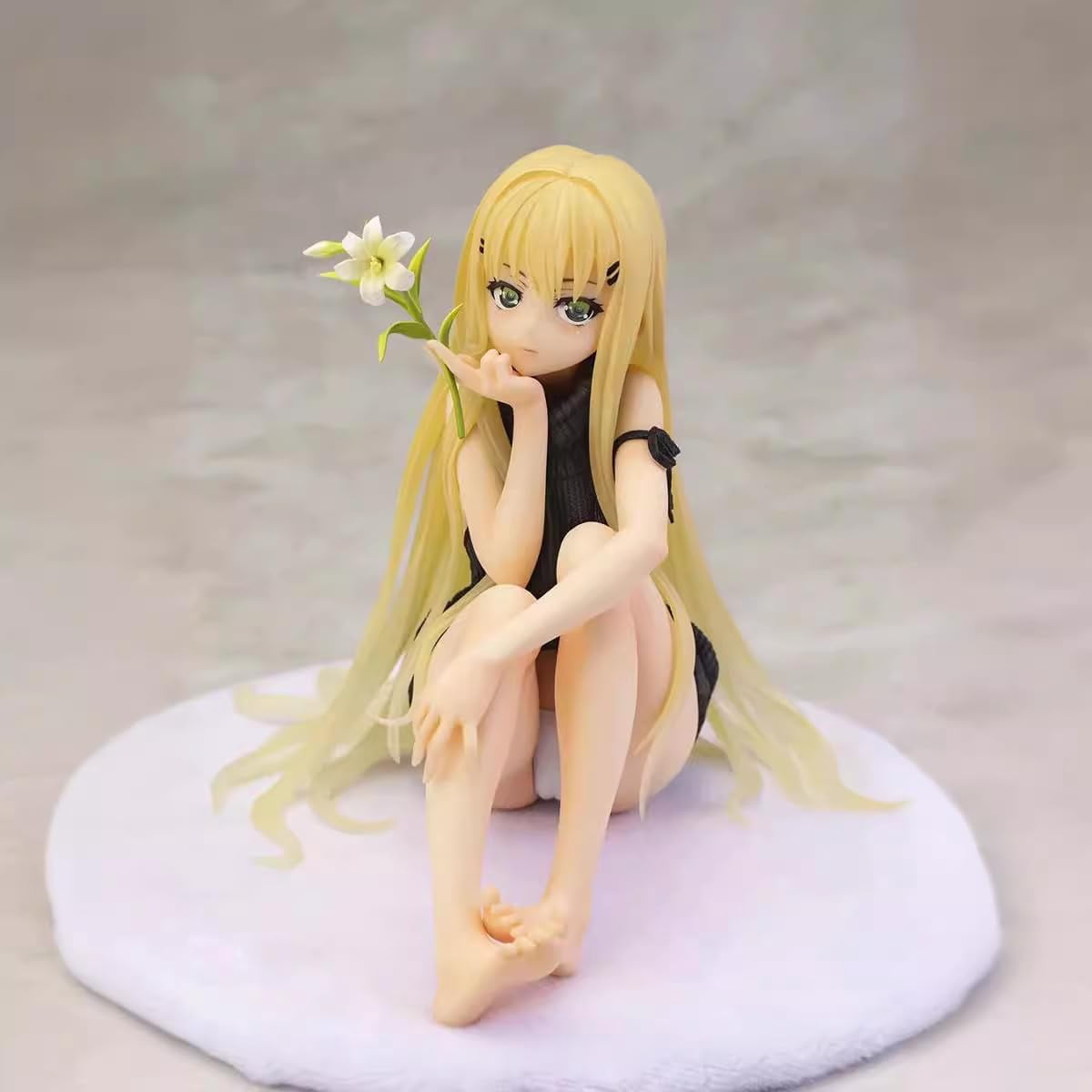 Newly Kannagi Yuuri Figure Sitting Kannagi Yuuri Action Figures 14cm/5.5inch Handmade PVC Anime Cartoon Manga Character Model Collectible Craft Gift