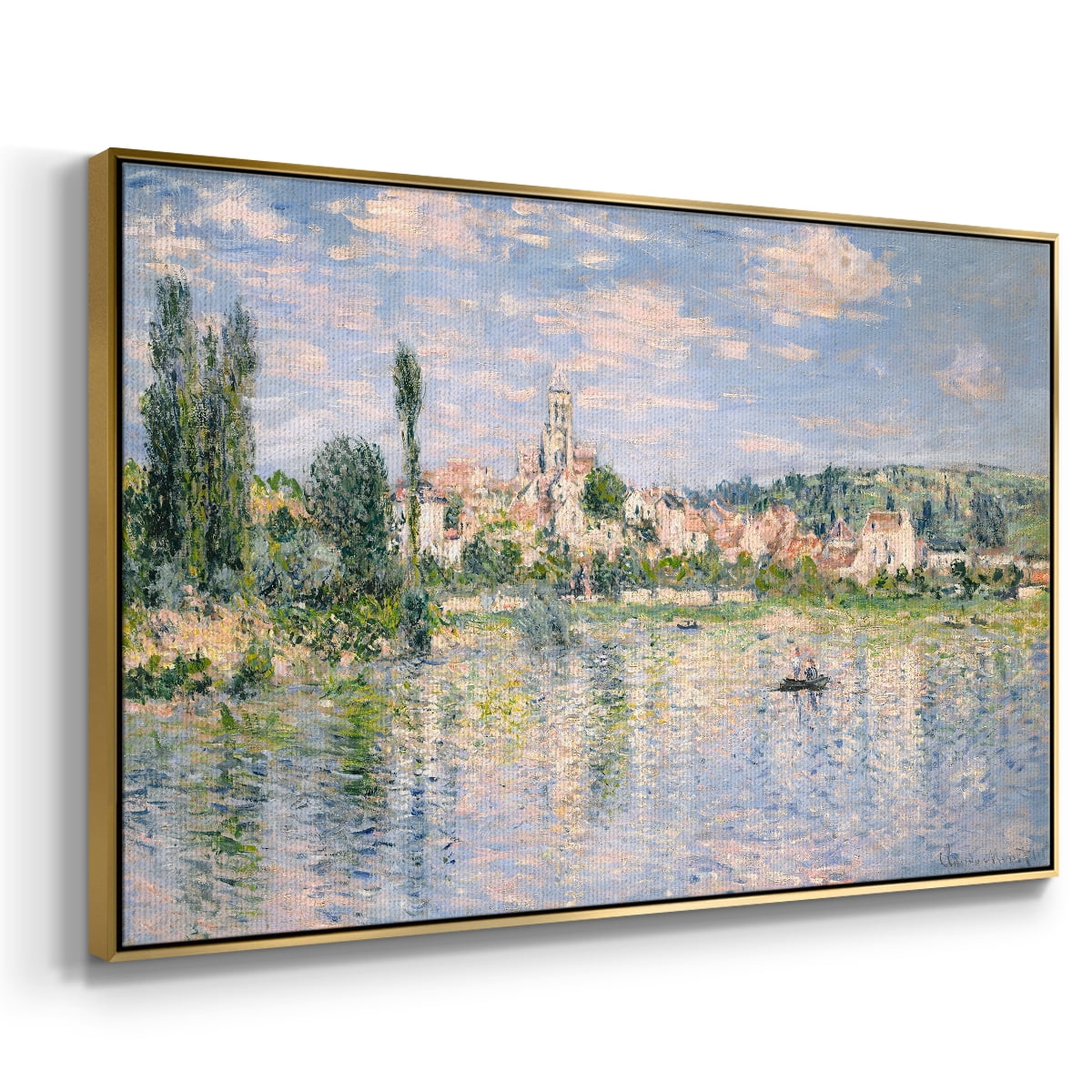 Vintage Landscape-CXXV By Wexford Home Framed in Gold Wood Gallery Wrapped Canvas 17 in. x 25 in.