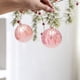 thumbnail image 5 of Herunwer Glitter Velvet Christmas Balls Painted Flocked Christmas Tree Ball Ornaments Plastic Xmas Tree Decorative Hanging Ornaments for Holiday Birthday Wedding Xmas Party Decor, 5 of 6