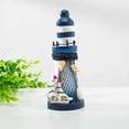 thumbnail image 5 of Yvsxxv Handmade Nautical Wooden Lighthouse Ornament Sailboat Decor for Coastal Home Decoration, 1 Pack, 5 of 7