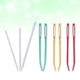 thumbnail image 3 of MasteelfCA 9pcs Threading Apparatus Sewing Needle Inserter Household Threading Tool (3pcs Nylon Thread Rod Needle, 6pcs Large Hole Needle, Random Color), 3 of 7