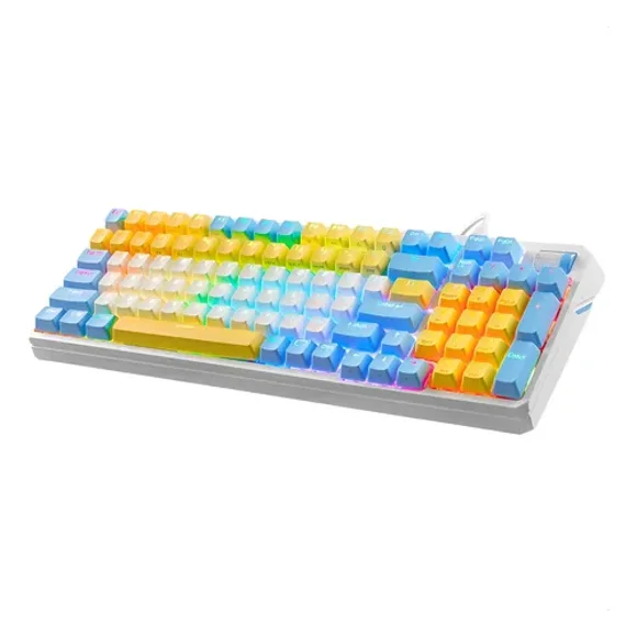 Cooler Master Teclado Gamer CK570 Edicion SF6 Chun-LI, Mecanico, Ingles, USB, RGB, Blanco
