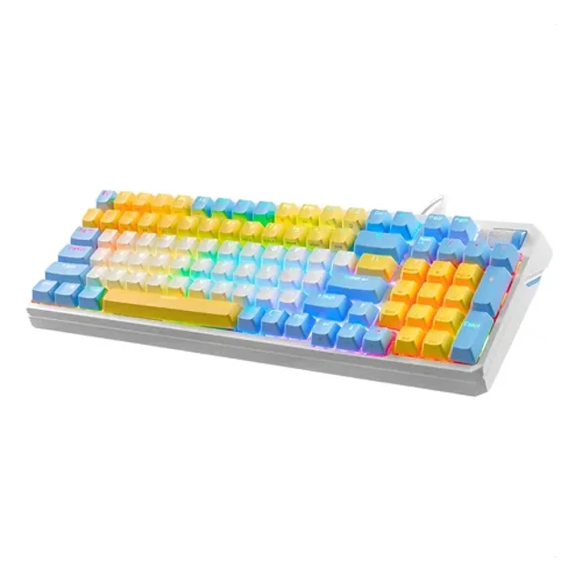 Cooler Master Teclado Gamer CK570 Edicion SF6 Chun-LI, Mecanico, Ingles, USB, RGB, Blanco