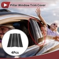thumbnail image 2 of Ofertas Únicas 4 Piezas de Recorte de Ventana del Pilar de la Puerta del Automóvil para Toyota Yaris Cross 2020-2025 Fibra de Carbono, 2 of 6