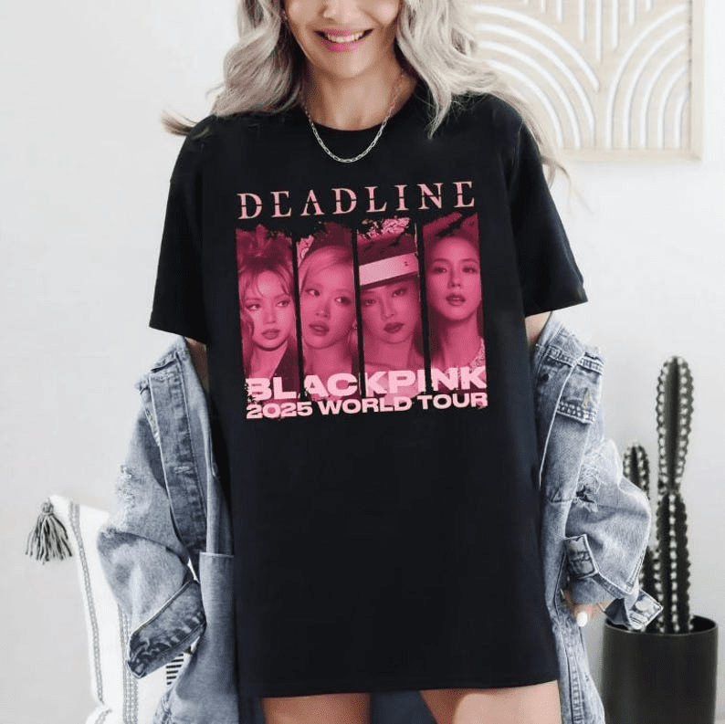 BLACKPINK Deadline World Tour 2025 T-Shirt, Jennie, Jisoo