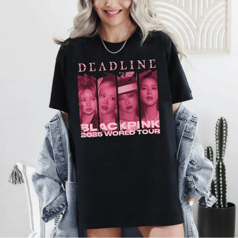 BLACKPINK Deadline World Tour 2025 T-Shirt, Jennie, Jisoo