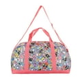 thumbnail image 1 of Hello Kitty & Friends All-Over Character Print White & Pink 21” Packable Duffel, 1 of 7