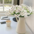 thumbnail image 4 of 24 Bundles Artificial Mums for Outdoors/Indoors Faux Mums for Outdoor Planters, Fall Flowers Artificial for Decoration Garden Porch Window Box Home Wedding Farmhouse, 4 of 10