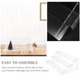 thumbnail image 2 of HLONK Transparent Ladder Display Rack Perfume Holder Organizer Stand Acrylic Jewelry Tiered Displaying Doll Model, 2 of 6