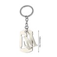 thumbnail image 4 of Llavero Con Letra M Llavero Del Alfabeto para Hombres Y Mujeres Regalos Dijes para Bolso Llaves, 4 of 9