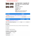 thumbnail image 2 of Front Brake Pad Set - Compatible with 2018 - 2019, 2021 Land Rover Range Rover Base, 2 of 2