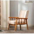 thumbnail image 3 of Uspridefurniture Dube 25'' Wide Accent Armchair, Beige, 3 of 5