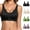 Black, variant on Bras For Women, Embossed Jacquard Wire-Free Bra, Lifting Anti-Sagging Back Smoothing Support For Mature Daily Casual Wear Black L