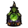 thumbnail image 5 of Clearance Halloween Crystal Ball Decoration, Resin Horror Ball with Ghost Skull Patterns, Spooky Tabletop Decor for Porch Yard Window Party Haunted House, 5 of 5