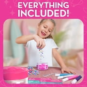 Barbie Slime Science Kit with Glitter and Fluffy Slime Accessories by Blue Marble