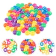 thumbnail image 2 of 1000pcs DIY Accesorios de cuentas hechas a mano Beads de barril de agujero acrílico Cuentas de arroz, 2 of 5