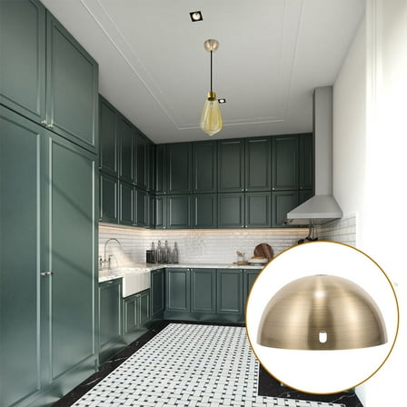 FRCOLOR  2 Pcs Lighting Fixtures Ceiling White Fitting Chandelier Golden