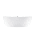 thumbnail image 3 of Vanity Art 59" Freestanding White Acrylic Bathtub, 3 of 4