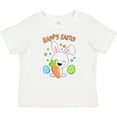 thumbnail image 3 of Inktastic Happy Easter Bunny with Eggs and Carrot Boys or Girls Baby T-Shirt, 3 of 5