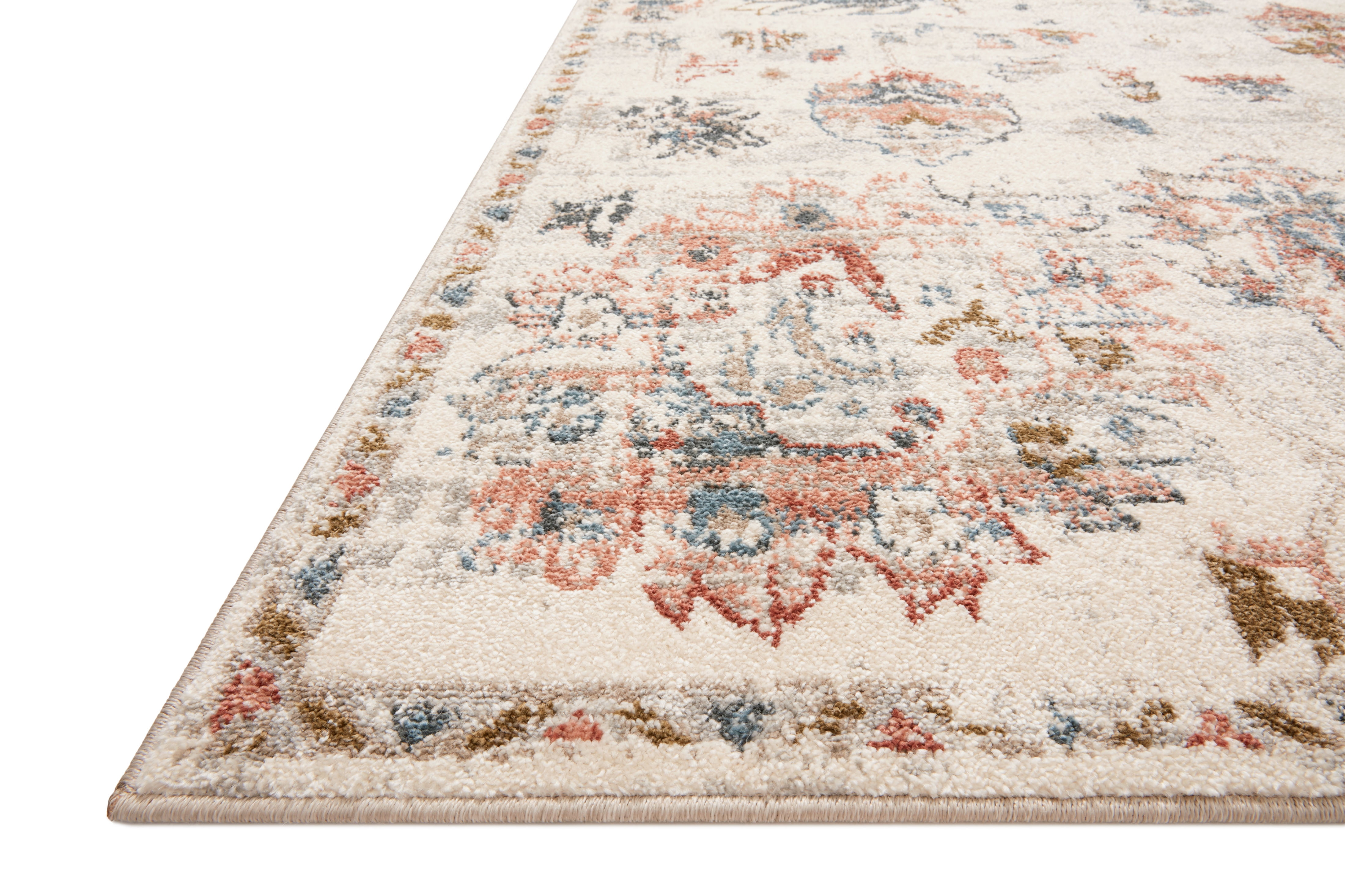 Loloi II Saban Collection SAB-09 Ivory / Multi, Oriental Area Rug 2'-7" x 4'