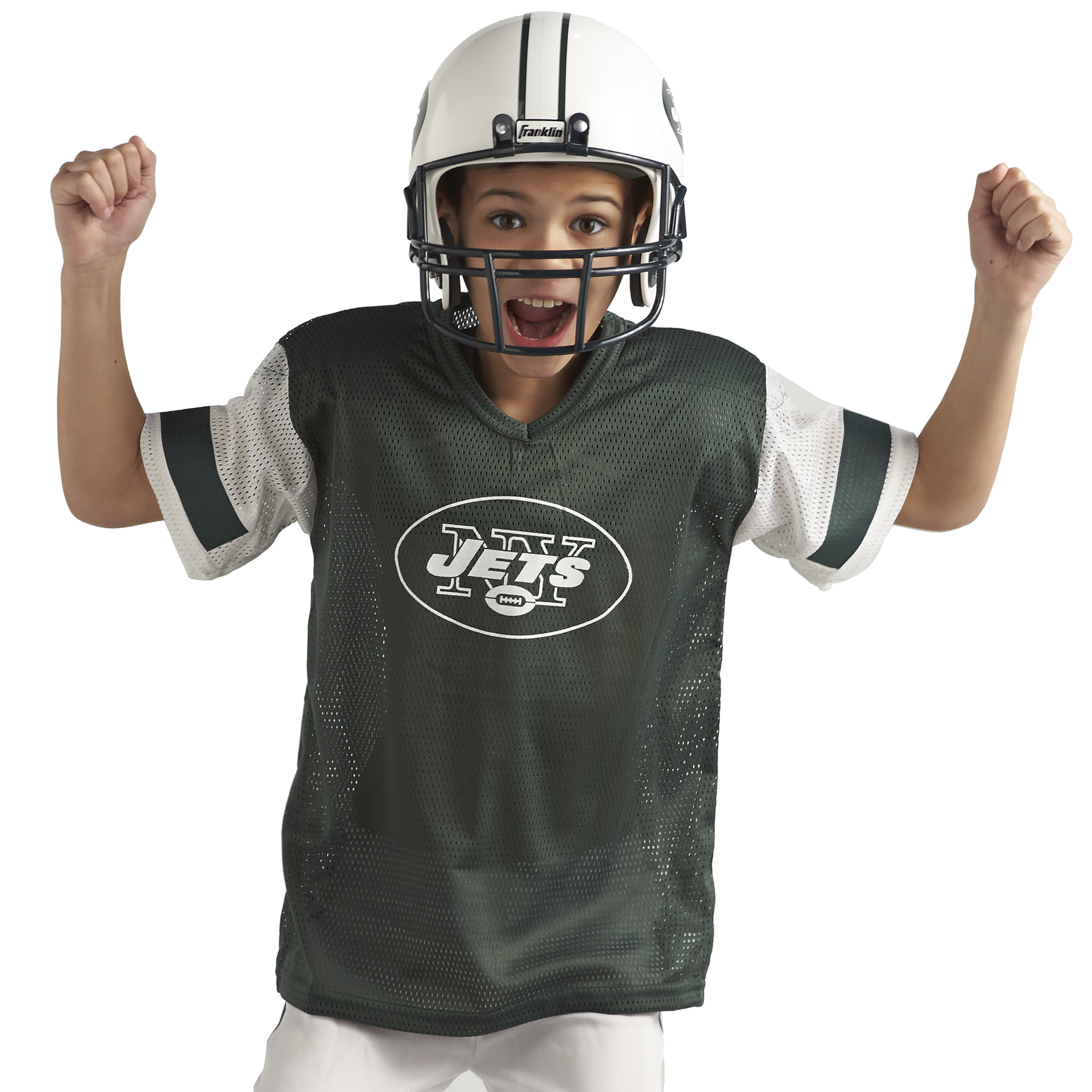 Franklin Sports New Orleans Saints Set de uniforme de fútbol para niños:  Disfraz de fútbol de la NFL para niños y niñas - Incluye casco, camiseta y  pantalón - Talla pequeña