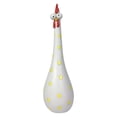 thumbnail image 2 of Divertida estatua de gallo, jardín, césped, cartón, estatuilla de pollo, estantería, armario para vino, soporte para TV, , escultura, artesanía, blanco Macarena Estatua de gallo gracioso, 2 of 8