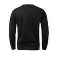thumbnail image 4 of XAOWF Men'S Casual Sweatshirt Round Neck Patchwork Simple Knit Loose Fit Long Sleeve Stylish Pullover Street Style 2025 Autumn Versatile Trendy Tops, 4 of 4