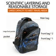 thumbnail image 4 of 3 Piece Set Backpack High Backpack Three Sets Of Leisure Large Capacity Outdoor Travel Backpack, Fathers Day Gifts, 4 of 9