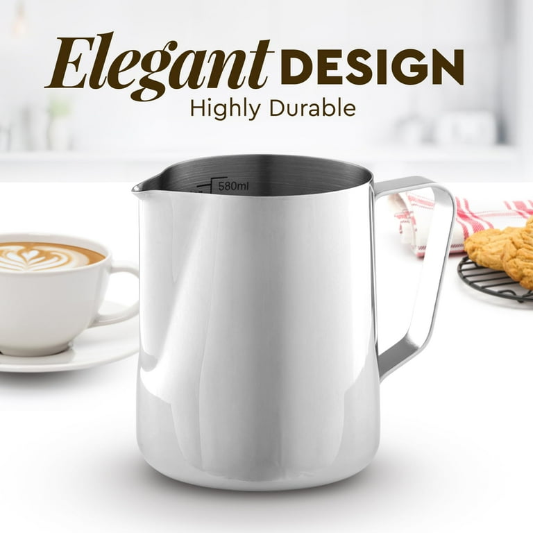 Stainless Steel Froth Pitcher Milk Frother Latte Art Creamer Cup Kitchen Pourer Stainless Steel Froth Pitcher Milk Frother Latte Art Creamer Cup Kitchen Pourer