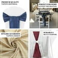 Efavormart 5 Pack | 6"x106" Accordion Crinkle Taffeta Chair Sashes ...