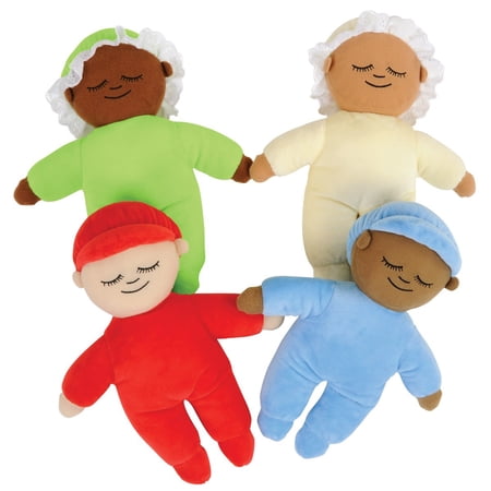Kaplan Early Learning Sweet Kaplan Kuddle Dolls - Set of 4
