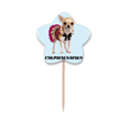 thumbnail image 1 of Chihuahua, ojos pequeños. Selección de pastelitos Star lable Flag en palillos de dientes, 1 of 3