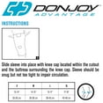 thumbnail image 7 of DonJoy Advantage Deluxe Elastic Knee – Black – Large, 7 of 7