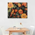thumbnail image 2 of Orinice  Boho Floral Wall Art Abstract Flower Poster for Room Aesthetic, Mid Century Modern Botanical Prints, Colorful Flowers Pictures Wall Decor for Home Bedroom Decorations (UNFRAMED) 16x12in, 2 of 6
