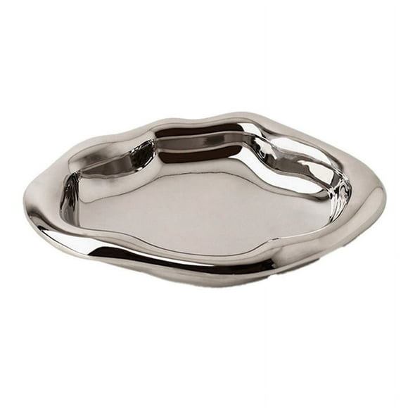 Ins Style Tray Jewelry Storage Tray Light Luxury Ceramic Storage Display Tray Snack Tray Modern Decorative Ornaments, A