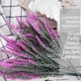 thumbnail image 5 of 12pcs Lavender Artificial Flowers,15 Inch Fake Lavender Plants,Realistic Faux Lavender Stems for Home Decor Centerpiece Wedding Bouquet,Purple, 5 of 5