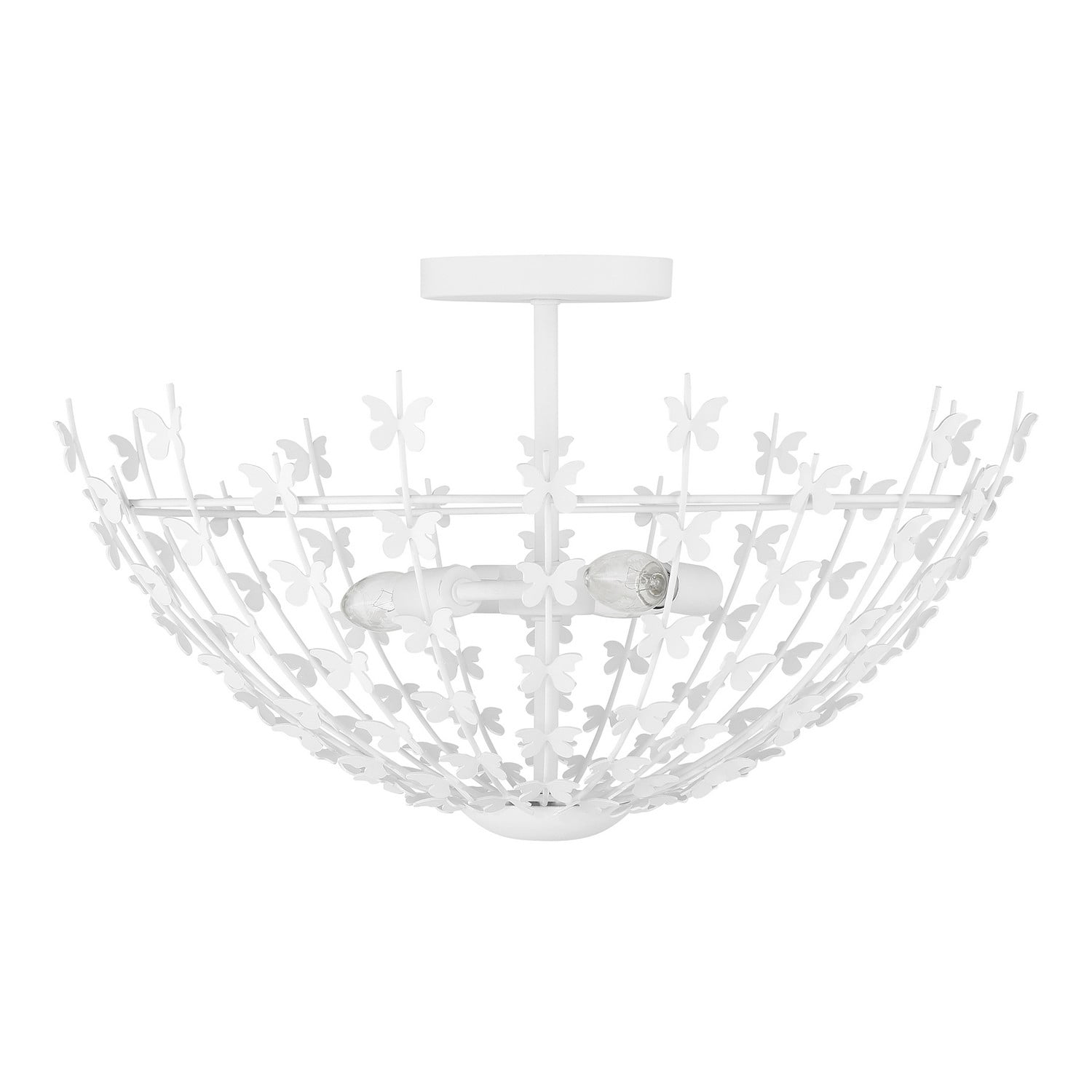 Birch 3-Light Ceiling Light in Bisque White