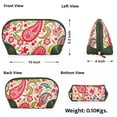 thumbnail image 3 of Ensemble de 2 Sacs Cosmétiques Hobo à Bretelles Imprimé Paisley avec Cuir, 3 of 7