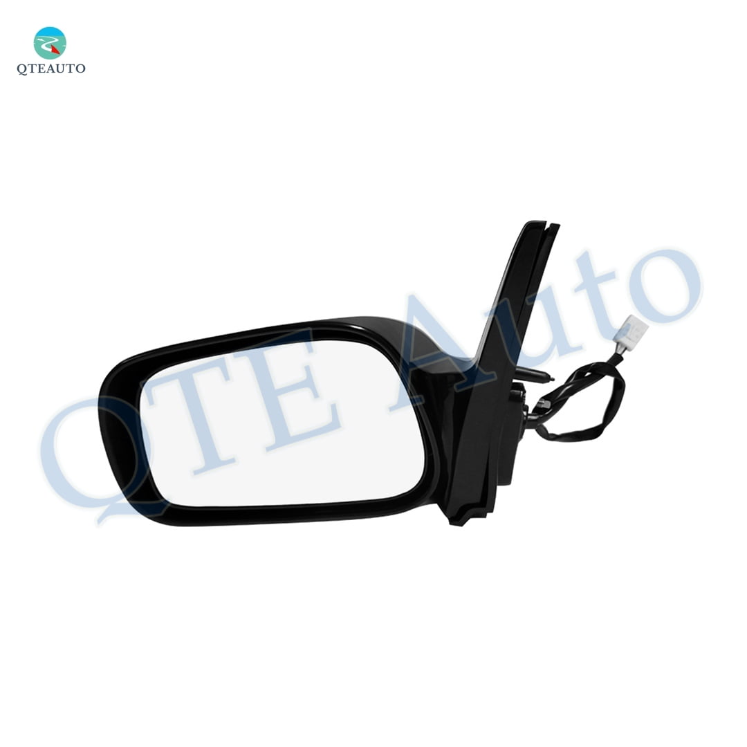 Left Driver Side Power Foldaway View Mirror Chrome/Flat Black Smooth 3H3P For 2003-2008 Pontiac Vibe