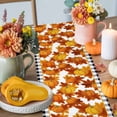 thumbnail image 4 of Fall Pumpkin Table Runner, Autumn Thanksgiving Kitchen Dining Table Decoration for Home Party Decor 13x120 Inches, 4 of 9
