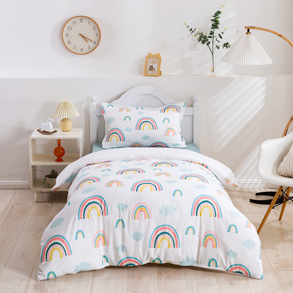 Cartoon Twin Bedding Comforter Set Bed 