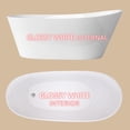 thumbnail image 6 of Cavi 67" Acrylic Freestanding Soaking Bathtub  - Gloss White, 6 of 32