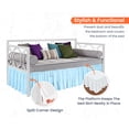 thumbnail image 2 of SGI Bedding Day Bed Skirt | Full 16" Inch Drop, Ruffled Microfiber Bed Skirt | Fade Resistant, Wrinkle Free, Anti-static, Decorative, Extra Storage Space, Clutter-Free | Lt. Blue, 2 of 8