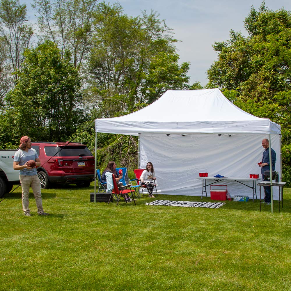 Vispronet Red 10x20 Aluminum Carport Canopy Tent with 10x20 Full Walls, 10x10 Full Walls, Roller Bag, and Stake Kit - 2