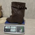 thumbnail image 5 of OKBOP Women's Heeled Boots Buckle Strap Zip-Up Block Heel Round Toe, 5 of 5