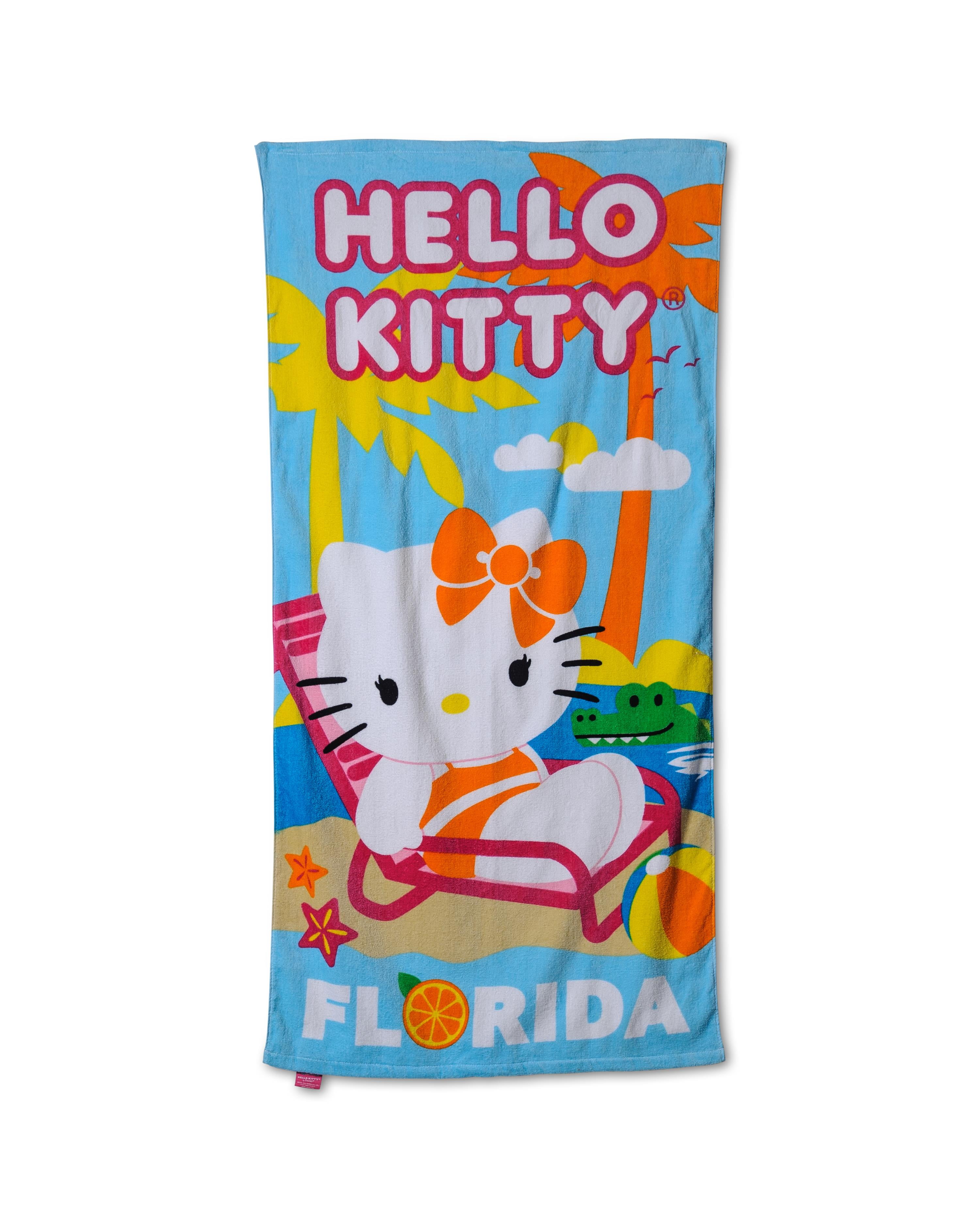 hello kitty beach towel
